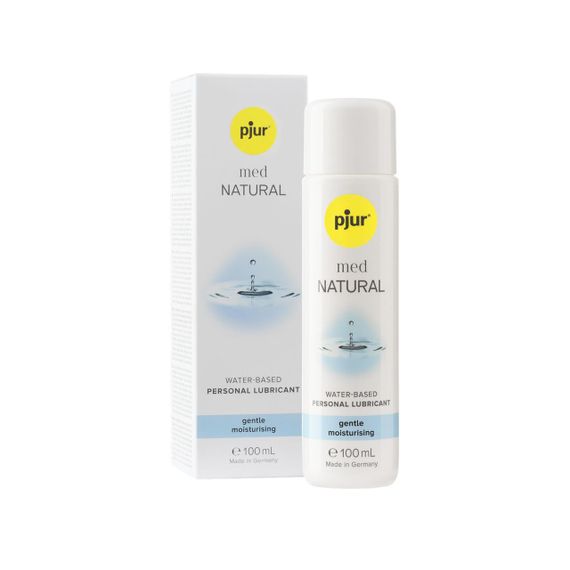 Лубрикант на водній основі pjur MED Natural glide 100 мл спеціально для сухої та чутливої шкіри | Зображення 3