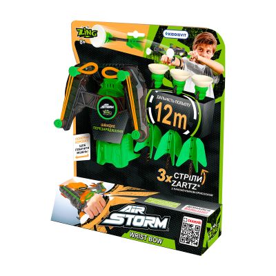 Іграшкова зброя Zing лук на зап&apos;ясток Air Storm - Wrist bow зелений (AS140G) | Зображення 7
