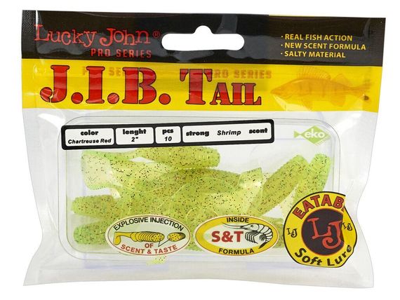 Твистер 2" LJ Лаки Джон J.I.B. Tail 122-S15 | Зображення 1