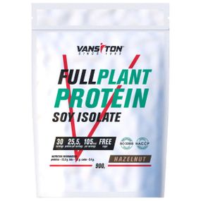 Протеїн Vansiton Full Plant Protein Soy Isolate 900 g /30 servings/ Hazelnut