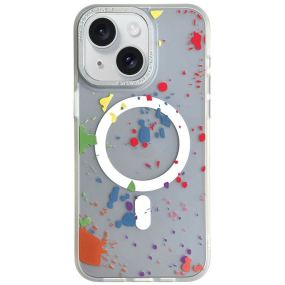 Чехол TPU+PC Flush with Magnetic Fit для Apple iPhone 15 (6.1") White
