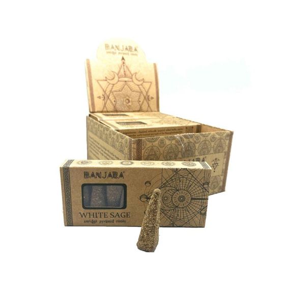 Ароматичні пірамідки Banjara Біла шавлія 10 шт. в уп. 8901234569092 | Зображення 1