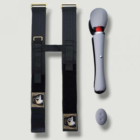 Вибратор Микрофон с дистанционным управлением и ремнем для бедра Sex Aura