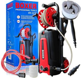 Мойка высокого давления Boxer BX-3276 с насосом и щёткой для автомобиля UO-36