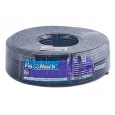 Кабель телевизионный FinMark RG-660, CCS, gel, 100м, black (F660BVF_100_black) | Зображення 1