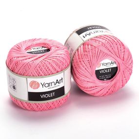 Пряжа YarnArt Violet номер кольору 6313 бавовна пряжа ярнарт віолет