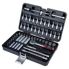 Набор торцевых насадок и бит Ultra 1/4" 56 шт CrV Taiwan (6003172)