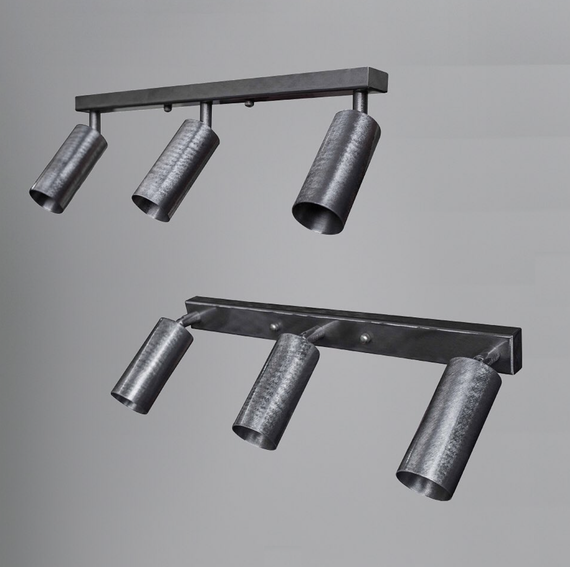 Світильник у стилі лофт MSK Electric Tube спот із поворотним механізмом NL 1105-3 SILVER | Зображення 2
