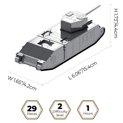 Конструктор Metal Time колекційна модель TOG II (MT067) | Зображення 1