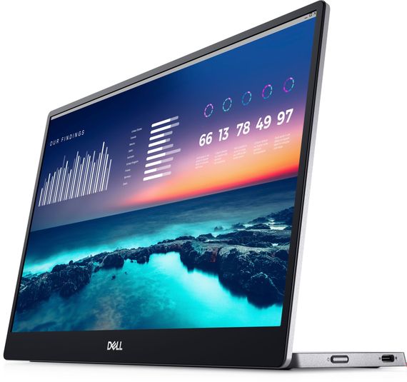 Монітор Dell  портативний 14' P1424H 2xUSB-C, IPS (210-BHQQ) | Зображення 3