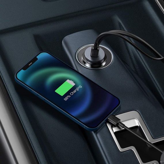 АЗП Baseus Share Together PPS multi-port Fast charging with extension cord 120W 2U+2C Gray | Зображення 5