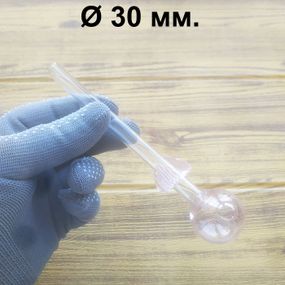 Стеклянная трубка Flora Oil Pink