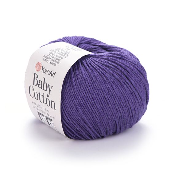 Пряжа YarnArt Baby Cotton No 455 (Ярнарт Бебі Коттон) 50 г / 165 м напівбавовна для дитячих речей та іграшок амігурумі