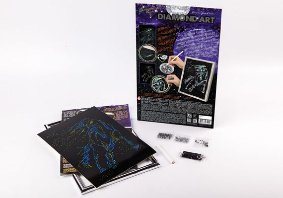 Набір творчої творчості "DIAMOND ART" DAR-01 Danko Toys Нестримний Вид 5 | Зображення 3