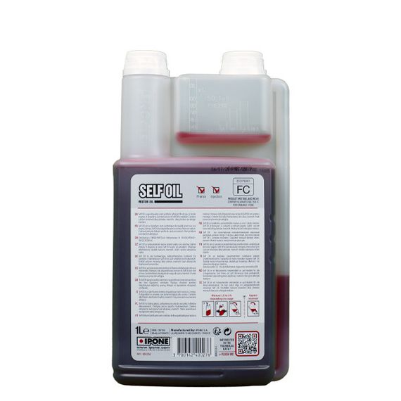 Олива моторна для мотоциклів Ipone SELF OIL 1 л. 2Т 800350 | Зображення 1
