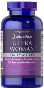 Вітамінно-мінеральний комплекс Puritan's Pride Ultra Woman Daily Multi Timed Release 180 Caplets