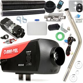 Масляний дизельний обігрівач 8 кВт, 12В, з пультом і дисплеєм, захист від перегріву