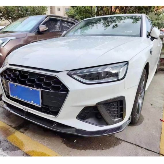 Накладки на протитуманні фари V1 (для S-Line SD 2015-2019, Карбон) для Ауди A4 B9 рр | Зображення 3