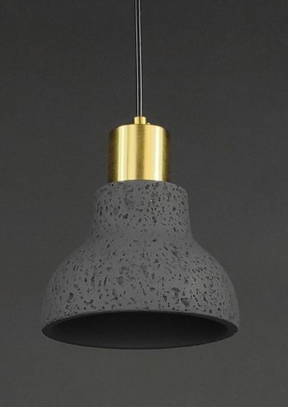 Люстра підвісна на 1 лампочку 27702 Латунь 25-180х15х15 см. | Зображення 2