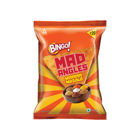 Кукурудзяно-рисовий снек Bingo Божевільні кутки Мммммм масала 66г 8901725013790