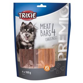 Ласощі для собак з лососем, куркою, бараниною та качкою Trixie Premio 4 Meat Bars, 400 гр