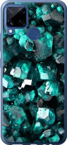 Чехол на Realme C15 Кристаллы 2 "3674u-2063-17620"