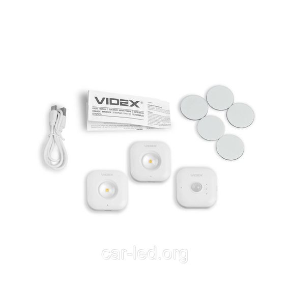 Набір LED Світильників акумуляторних з датчиком руху VIDEX VL-NL075-21 | Зображення 5