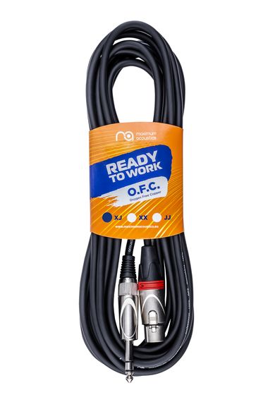 Кабель мікрофонний Maximum Acoustics MIC.XJ5 (Red) (OFC)