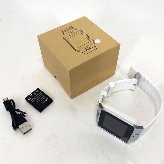 Смарт-годинник Smart Watch DZ09. FQ-540 Колір: білий | Зображення 2