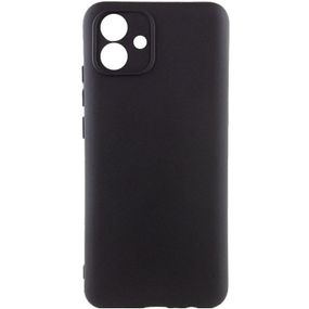 Чохол TPU GETMAN Liquid Silk Full Camera для Samsung Galaxy A05 Чорний / Black