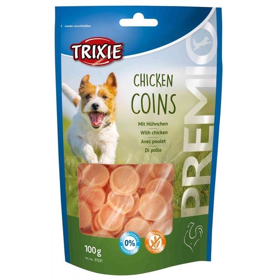 Ласощі для собак з куркою Trixie Premio Chicken Coins, 100 гр
