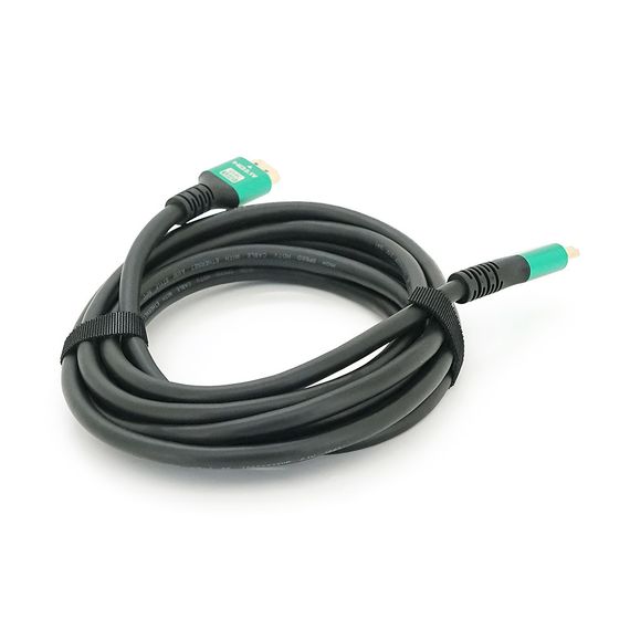 Кабель Merlion HDMI-HDMI 8K Ultra HD (7680x4320P), 3.0m, v2.1, круглый Black | Зображення 2