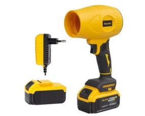 Акумуляторний турбо вентилятор  2 АКБ жовта