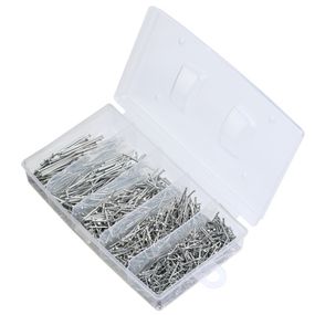 Набір №12 Цвяхи столярні 1,2x20-25 (150 г), 1,6x30 (150 г), 1,8x40-50 (150г), цинк білий