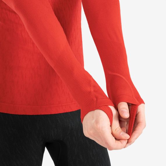 Термофутболка з довгими рукавами Keepdry для дорослих червона - S. | Зображення 5