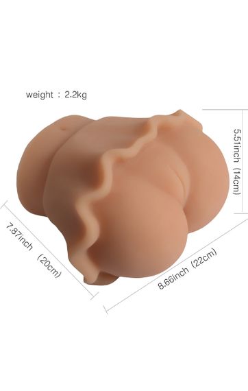 Мастурбатор  Вагина-Анус Skirt телесный без вибрации с имитацией юбки sexstyle | Зображення 6