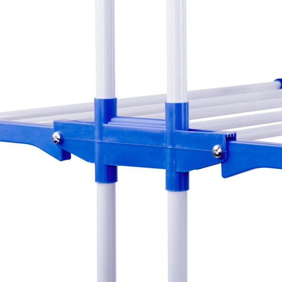 Многоярусная сушилка для белья до 40 кг  (172х73х64 см) Garment Rack With Wheels / Складная напольная сушилка | Зображення 7