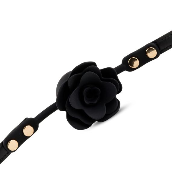 Кляп - Black Rose Ball Gag | Зображення 4