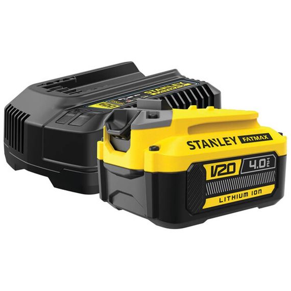 Зарядний пристрій та 1 акумулятор STANLEY FATMAX SFMCB14M1 | Зображення 1