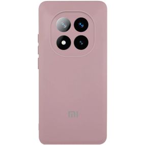 Чехол Silicone Cover Lakshmi Full Camera (AA) with logo для Xiaomi Redmi Note 14 Pro 4G/5G Розовый / Pink Sand