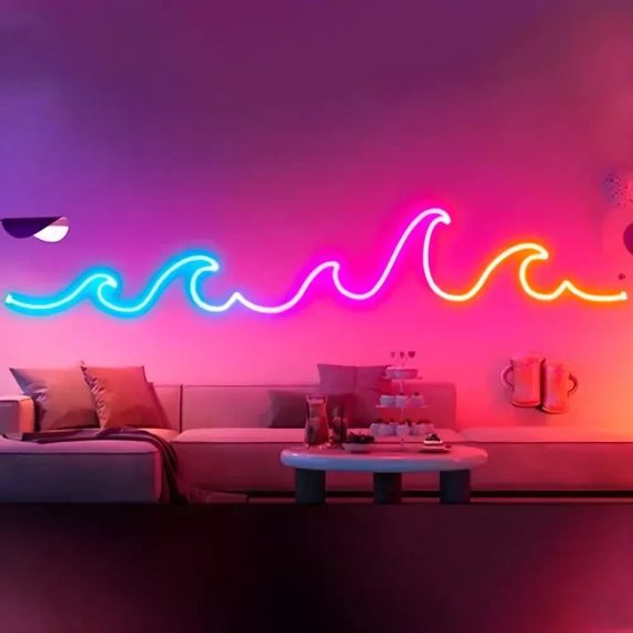 Умная неоновая лента от USB, 10 м, пульт + Bluetooth, Rgb / RGB лента / Гибкий неон / Лента светодиодная | Зображення 6