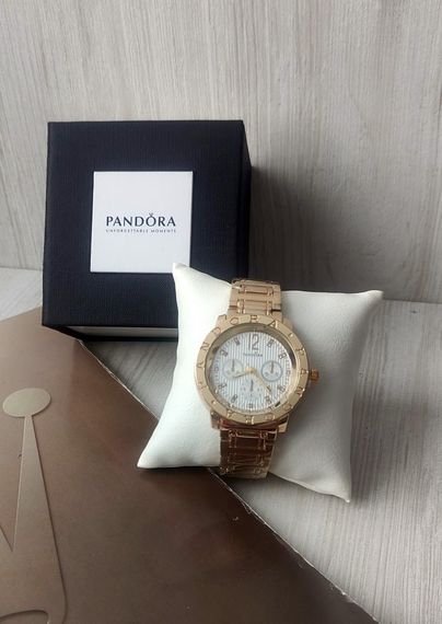 Женские наручные часы Pandora gold в коробке | Зображення 3