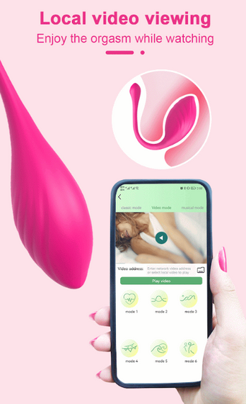 «Tiaodan» 9 режимів віброяйце вагінальне з пультом д/у та керуванням зі смартфона sexstyle | Зображення 4