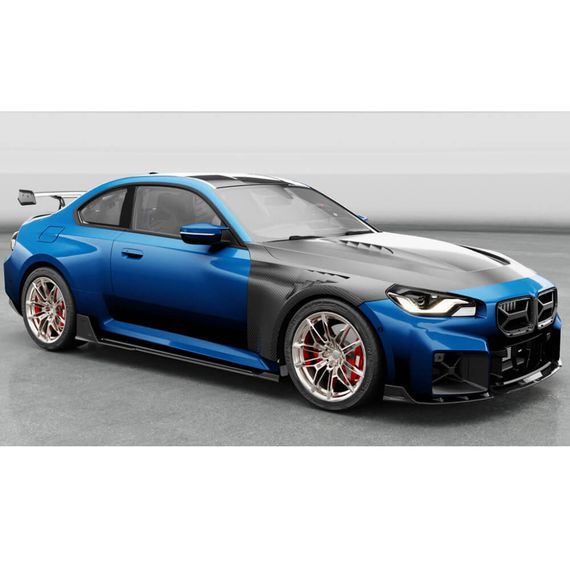 Накладки на пороги V1 (для G87, Карбон) для BMW 2 серія G42 2021- рр | Зображення 3