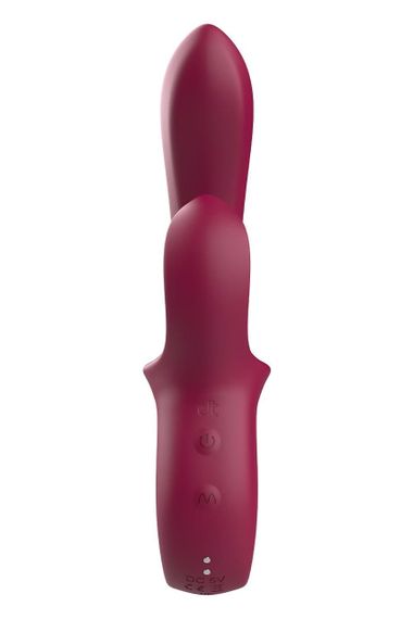 Вибратор-кролик Dreamtoys Glam Duo Vibrator с ручкой крючком, 22.7 х 4.2 см sexstyle | Зображення 3