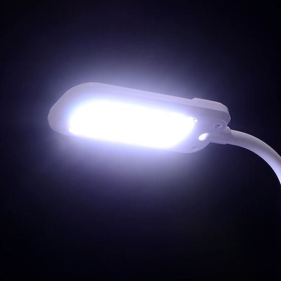 Настольная лампа на гибкой ножке сенсорная SL-64 6W WH | Зображення 6