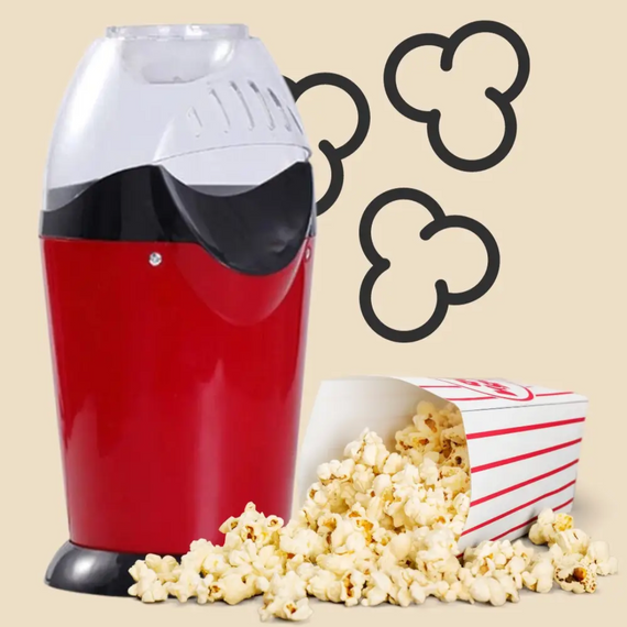 Машинка Popcorn Maker для приготування попкорну вдома, Апарат для попкорну   знижка | Зображення 3