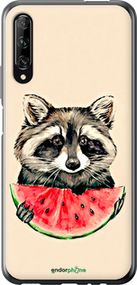 Чохол на Huawei P Smart Pro Єнотик з кавуном "4605u-1906-2448"
