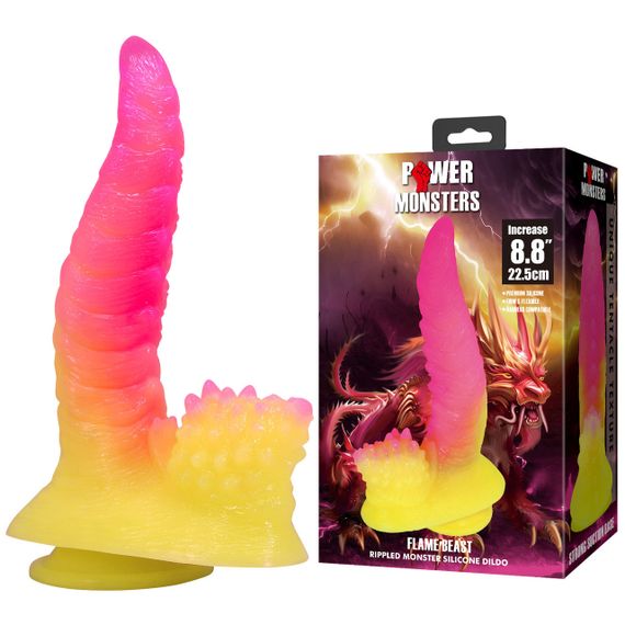Фентезійний фалоімітатор - Power Monsters Flamebeast, 22.5 см Sex Aura