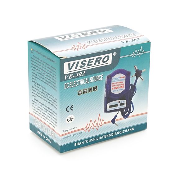 Адаптер живлення VE-302 з регулюванням 1,5V-12V 1.2A, штекер 5,5*2,1, jack3,5, LED - індикація | Зображення 1